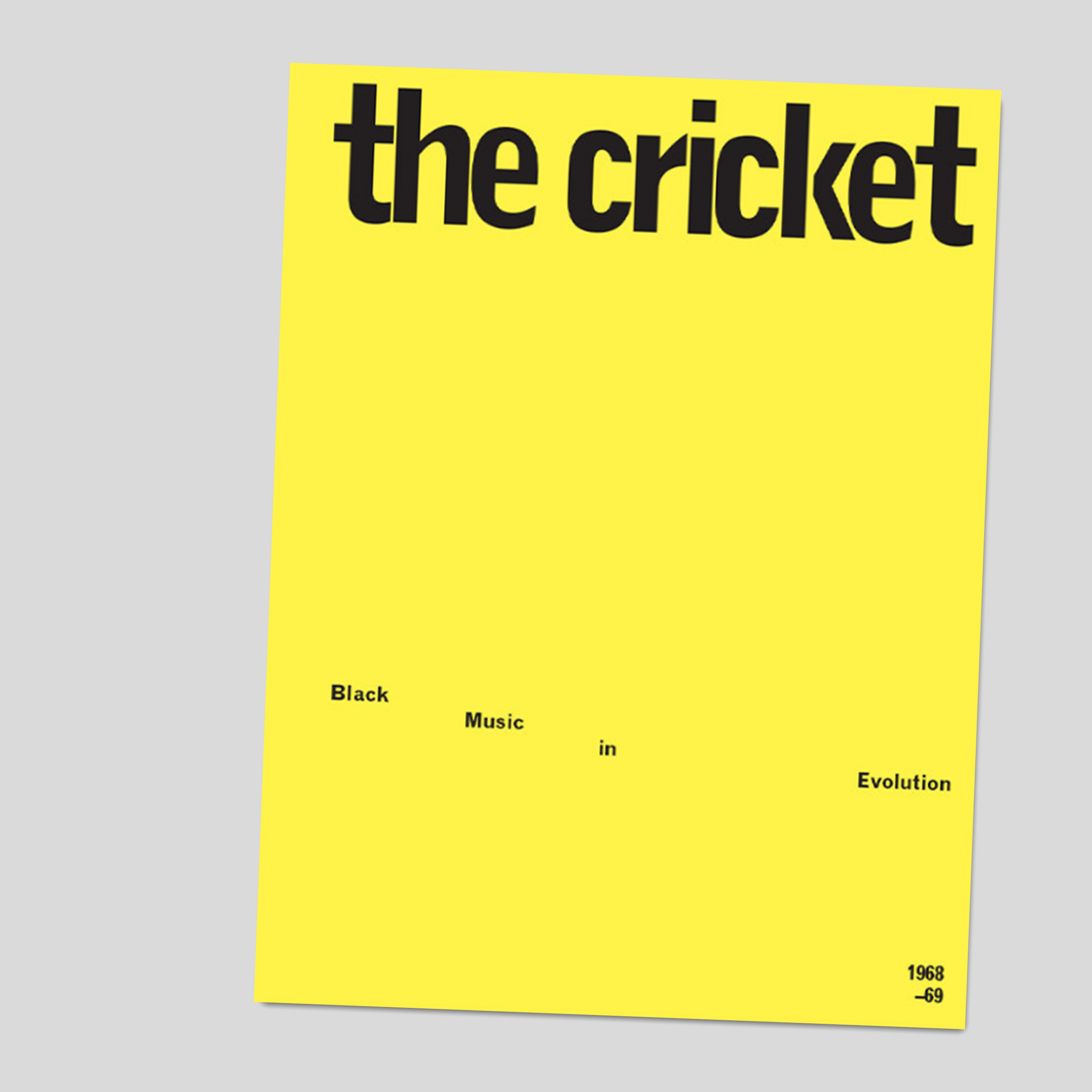 The Cricket – Black Music in Evolution, 1968-69