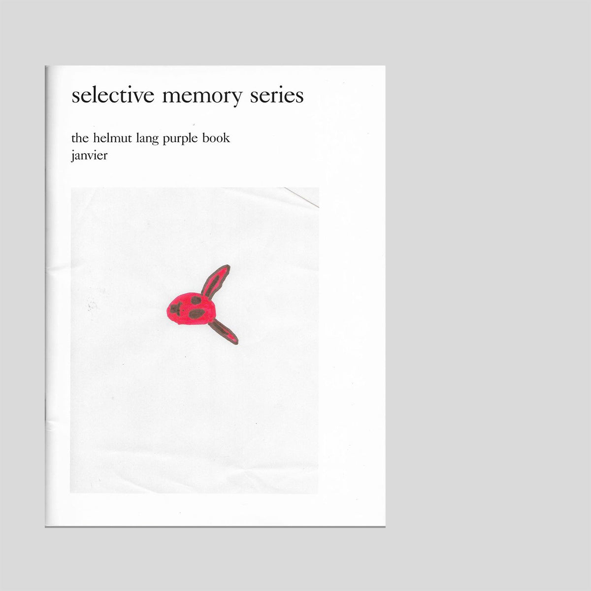 Selective Memory Series - The Helmut Lang Purple Book