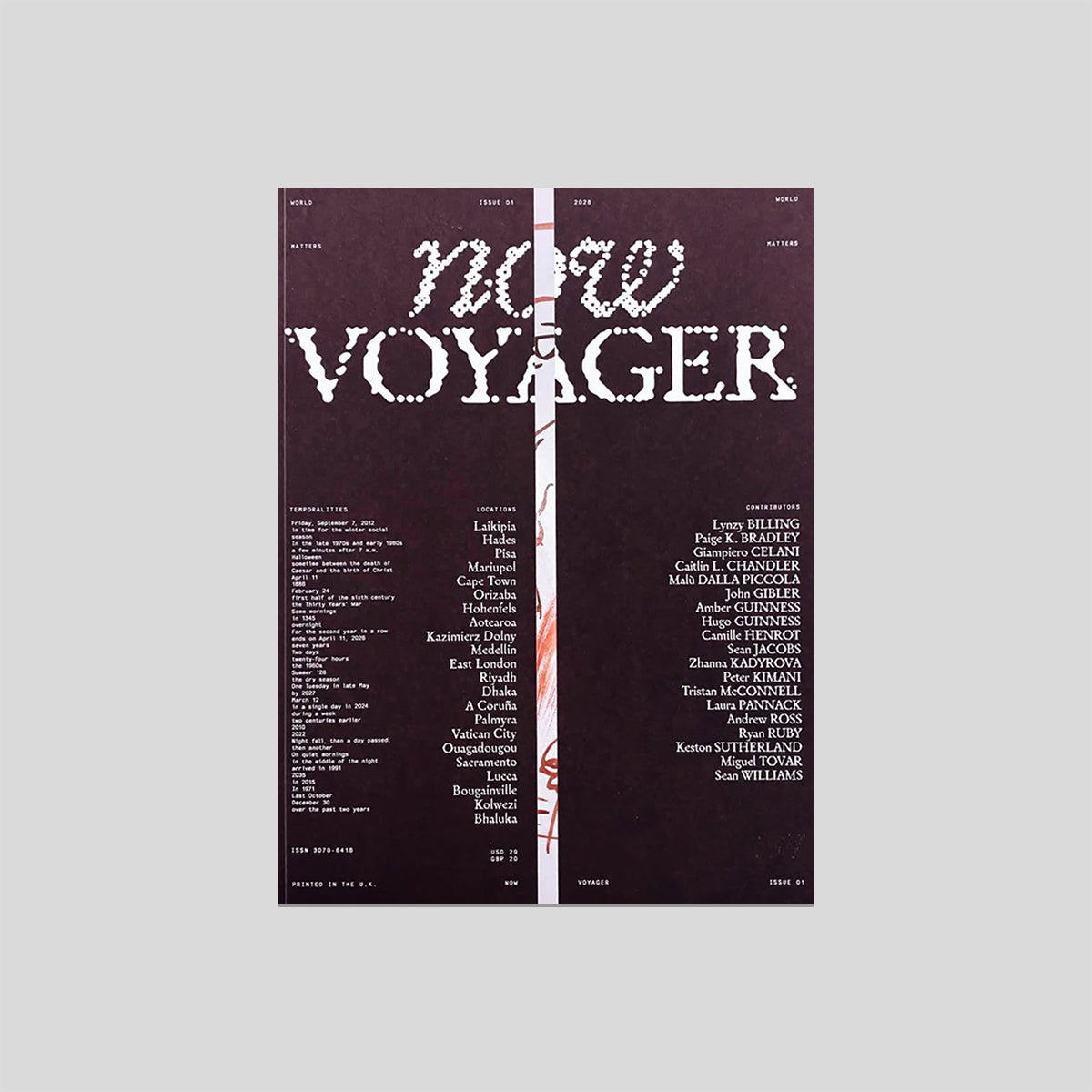 Now Voyager #1 – Cahier Central