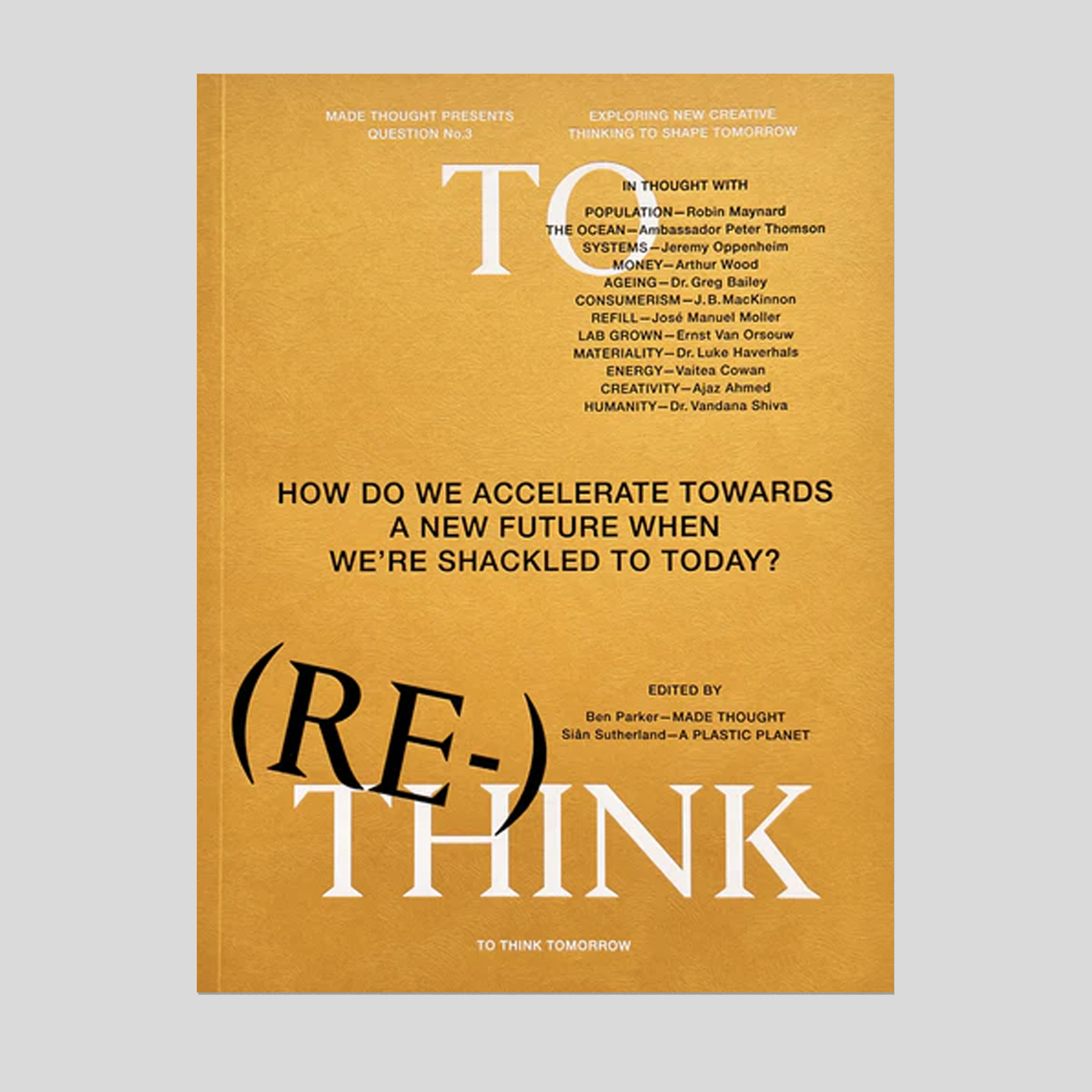 To think tomorrow #3 – Cahier Central