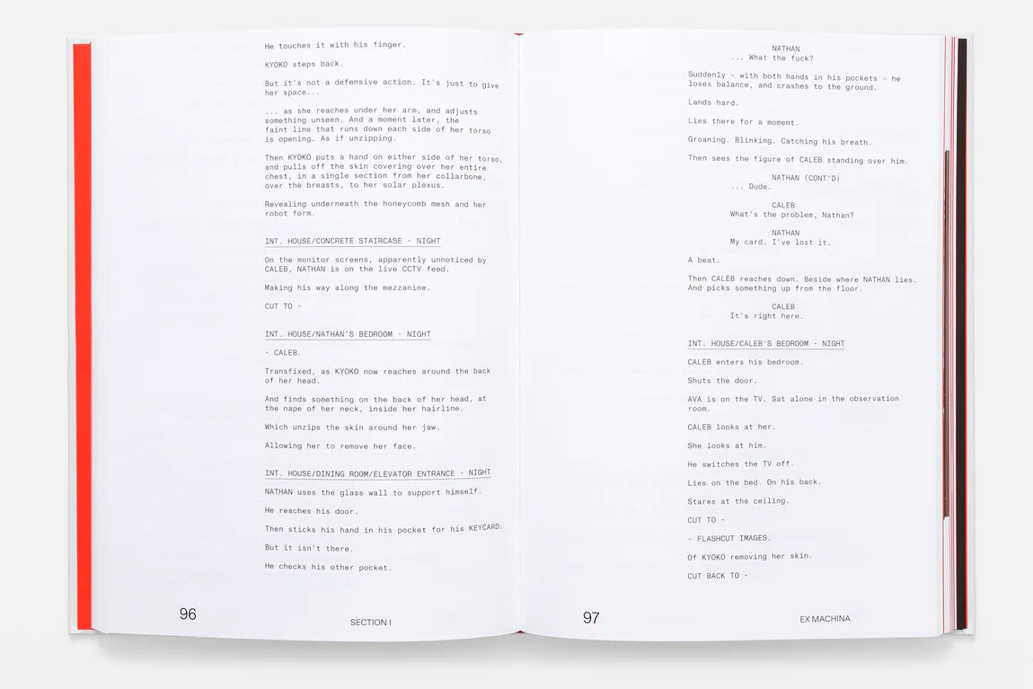 Ex Machina Screenplay Book