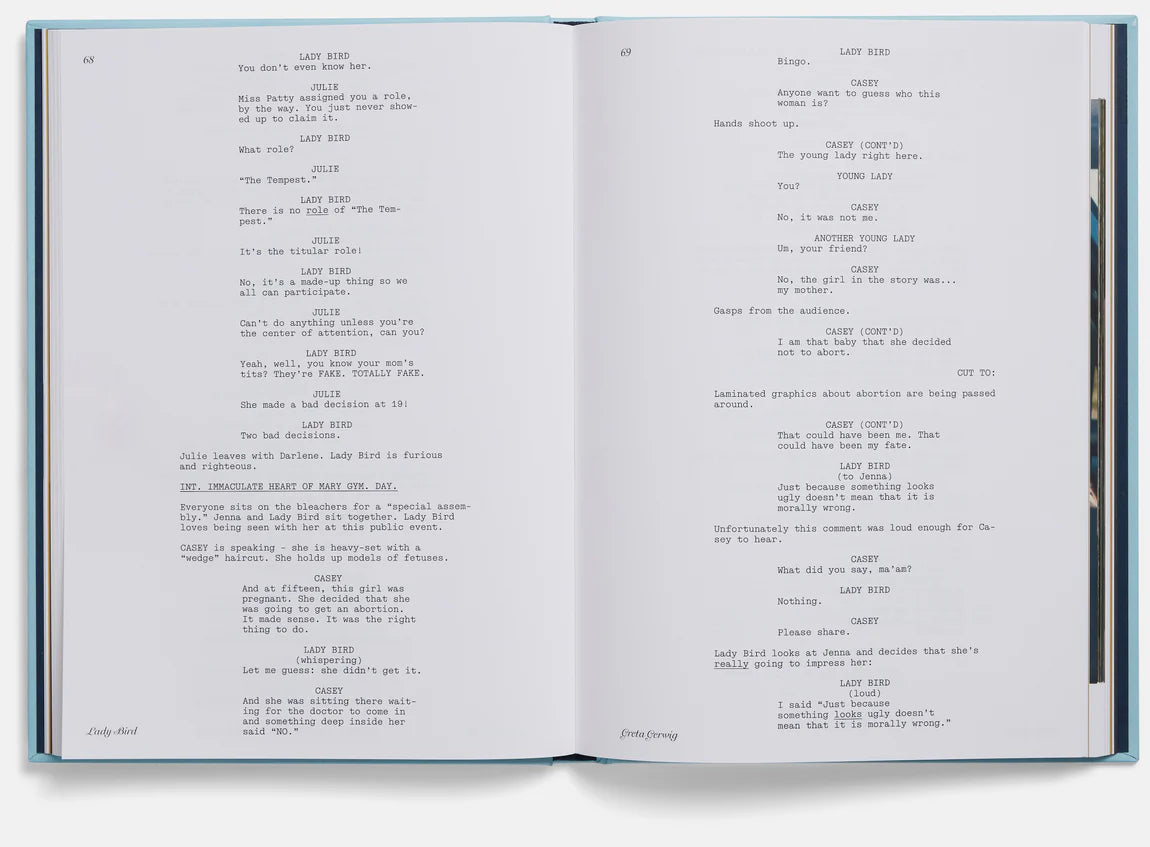 Lady Bird Screenplay Book