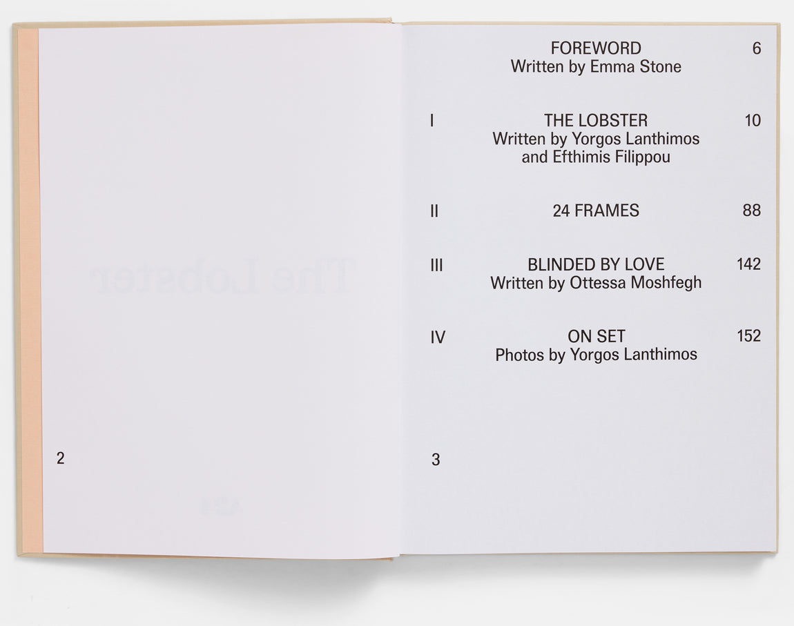 The Lobster Screenplay Book