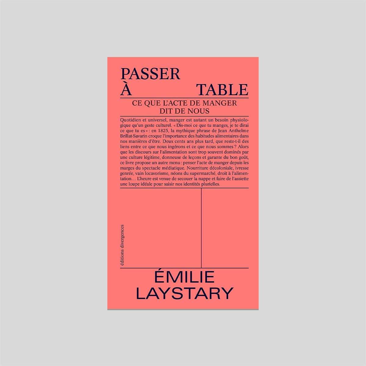 Passer à table - Emilie Laystary