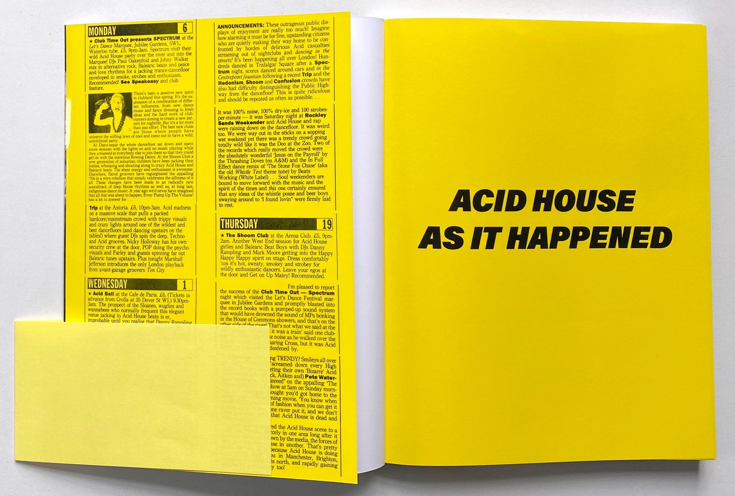 Acid House As It Happened - Dave Swindells