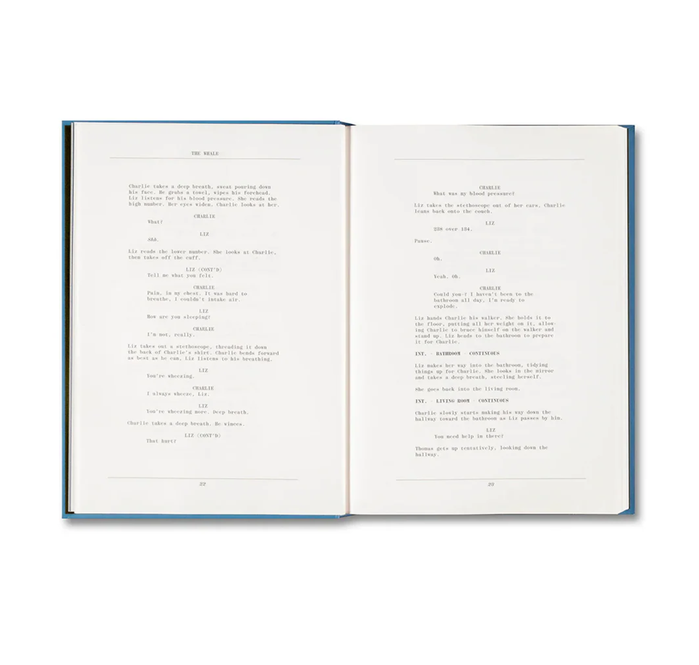 The Whale Screenplay Book