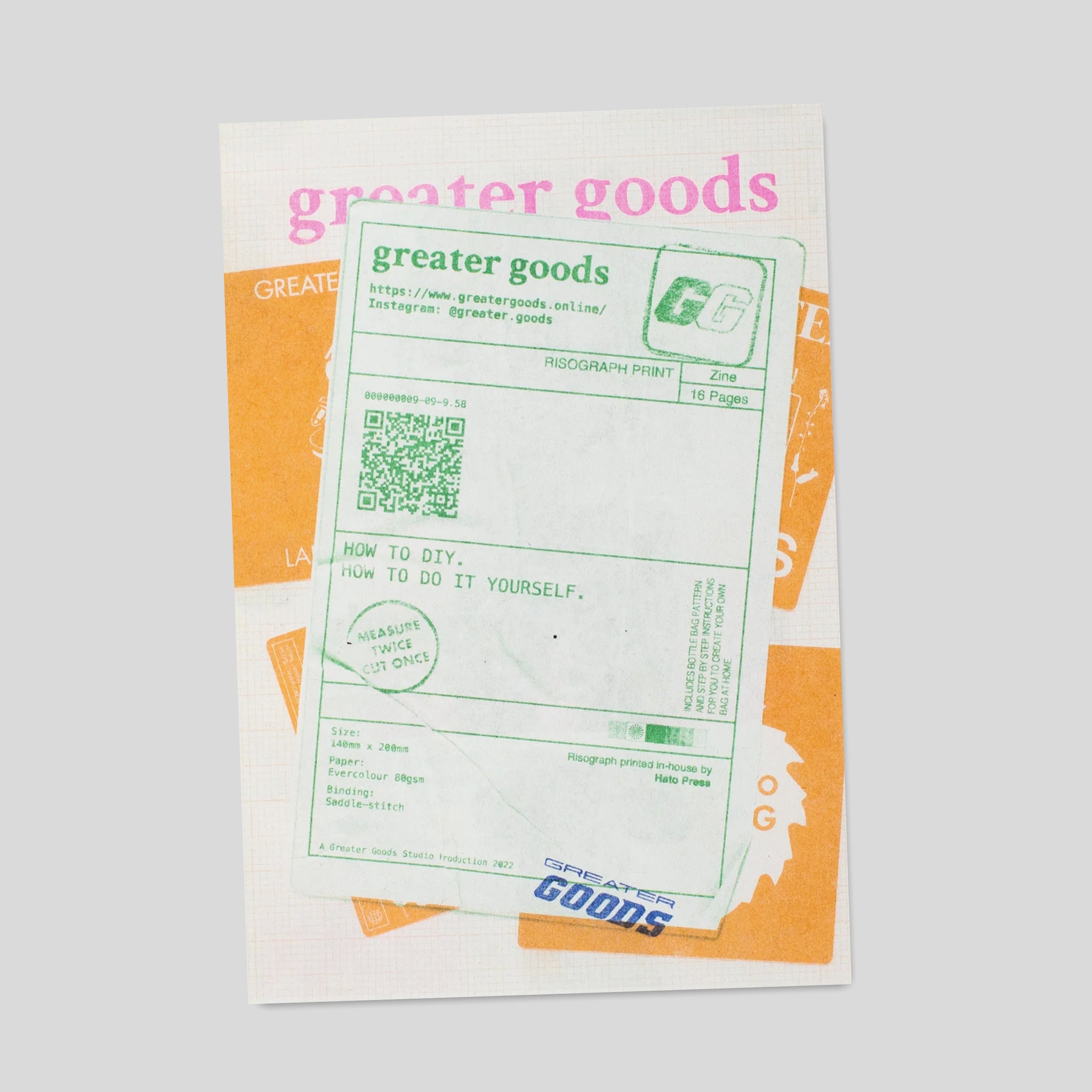 Greater Goods #34: HOW TO DIY