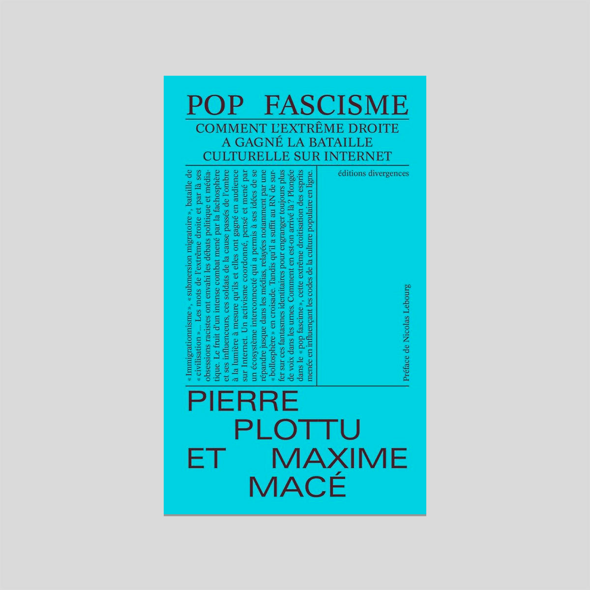 Pop fascisme - Pierre Plottu & Maxime Macé