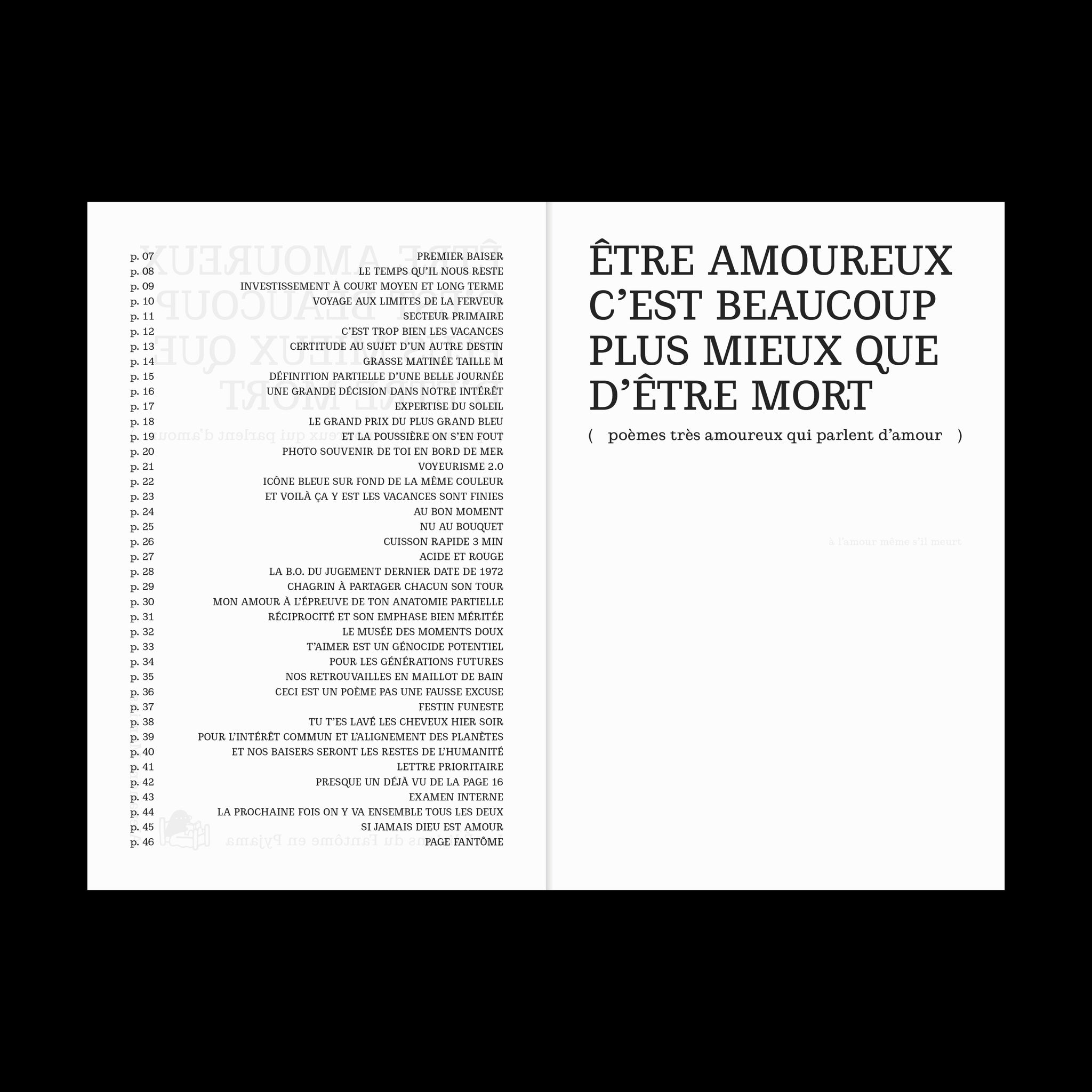 Être amoureux c'est beaucoup plus mieux que d'être mort - Alexandre Martins