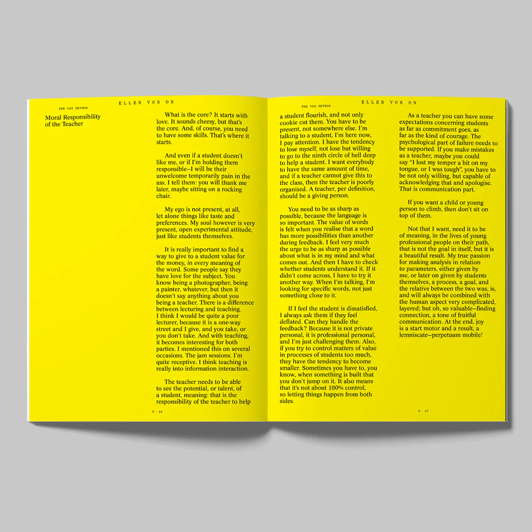 The Vos The Vos Method – Cahier Central