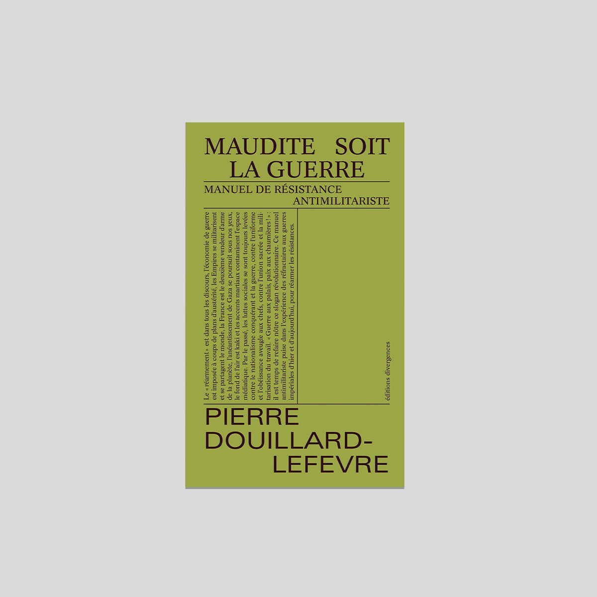 Maudite soit la guerre -  Pierre Douillard-Lefèvre