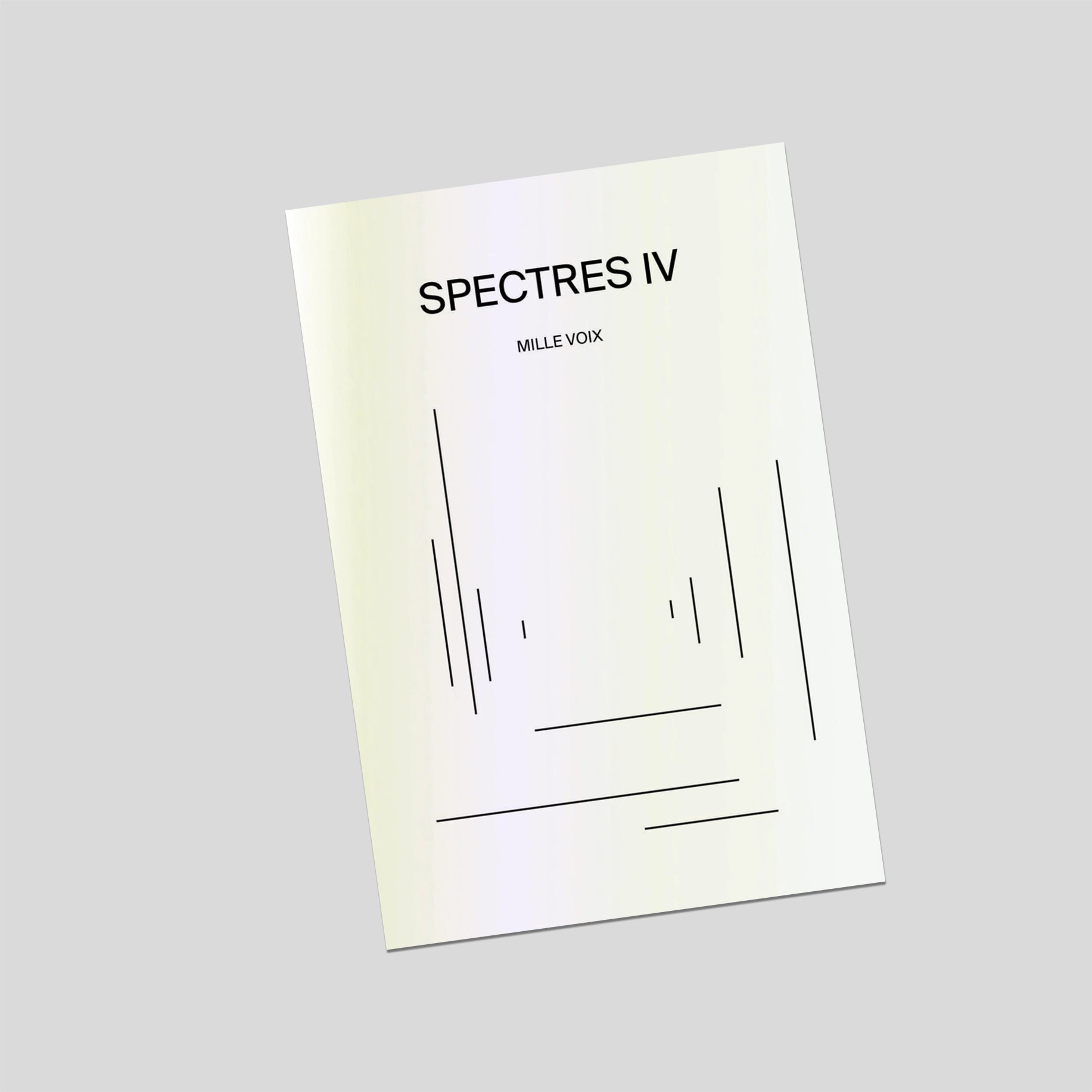 Spectres #4 – Cahier Central