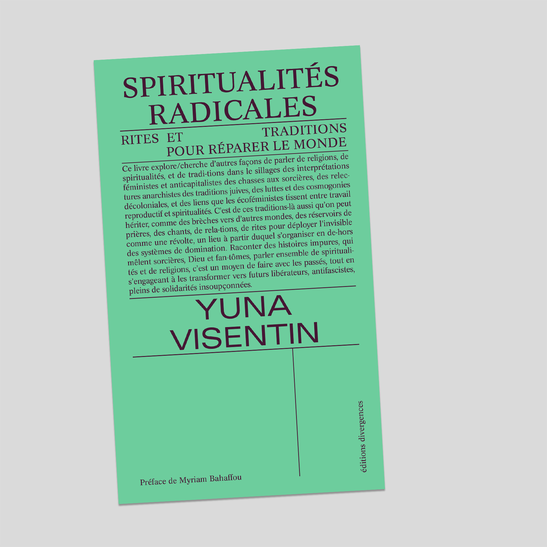 Spiritualités radicales — Yuna Visentin