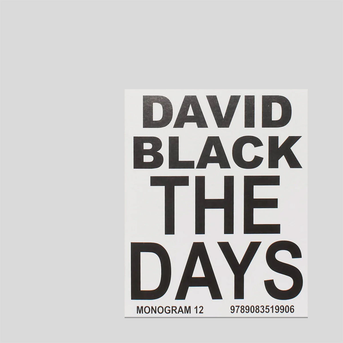 The Days - David Black